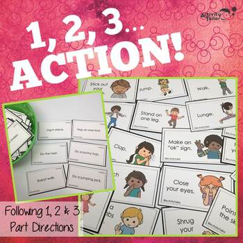 1, 2, 3 Action! (listening and following directions)
