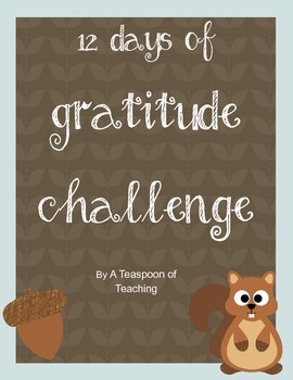 12 Days of Gratitude Challenge