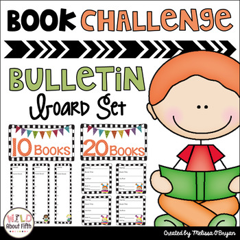 40 Book Challenge Bulletin Board Set