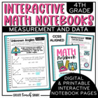 4th Grade Interactive Math Notebook - Measurement &amp; Data