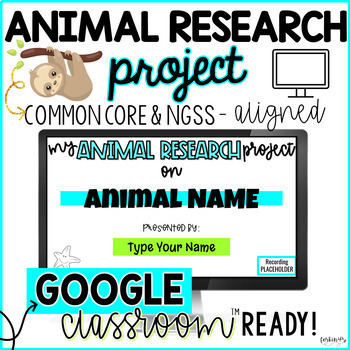 Animal Research Project {Common Core}