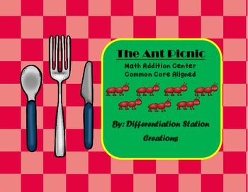 FREE Ant Picnic: Addition Math Center, Find the Sums, Comm