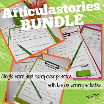 ArticulaStory BUNDLE and Save! for R, S, TH, SH and CH