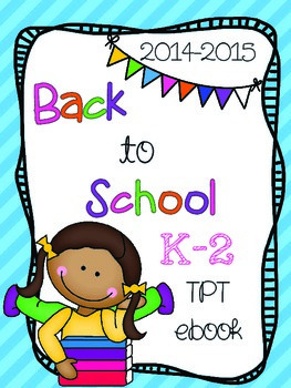 Back to School Free ebook from TPT Authors