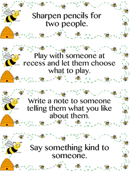 Bee Kind Random Acts of Kindness