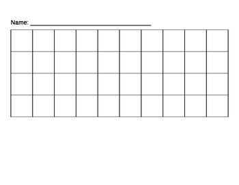 Blank 10 x 4 Chart