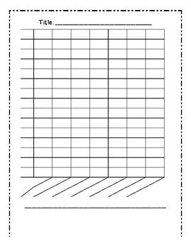 Blank Bar Graph Template - 7 Columns