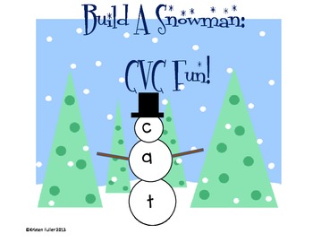 Build A Snowman: CVC Fun (FREE)