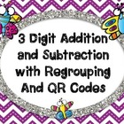 Butterfly 3-Digit Addition and Subtraction with Regrouping