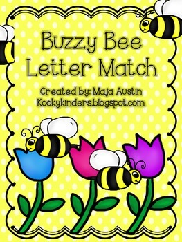 Buzzy Bee Letter Match