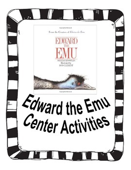 Center activities for the book Edward the Emu