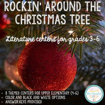 Christmas Literacy Centers - Comprehension and Word Knowledge
