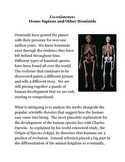 Co-existence: Homo Sapiens and Other Hominids Common Core 