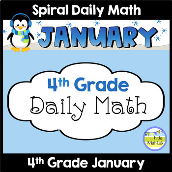 Common Core Daily Math for 4th Grade - January Edition