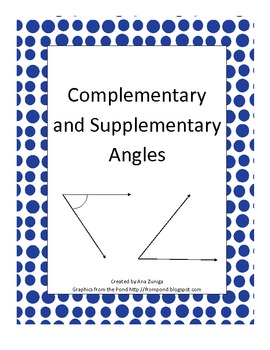 Complementary and Supplementary Angles Practice