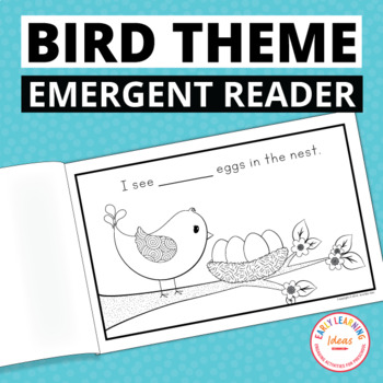 Counting Eggs:  Bird Emergent Reader Freebie
