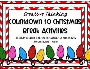 Creative Thinking - 12 Fun Christmas List Activities