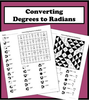 CONVERTING TO RADIANS