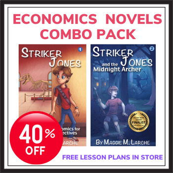 Economics Detective Series for Kids - Striker Jones 1 and 2 Combo
