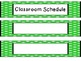 Editable Classroom Daily Schedule Labels