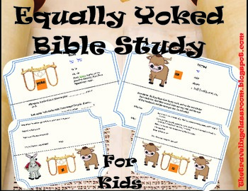 Equally Yoked Bible Study For Kids A Foldable Interactive 