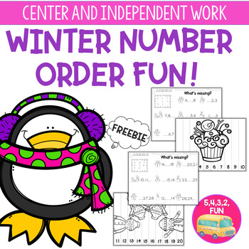 FREE Winter Number Order Fun!