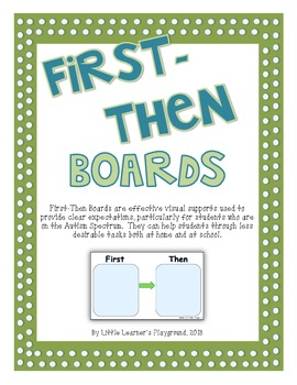 First-Then Boards
