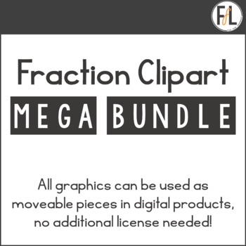 Fraction Clipart Megabundle!