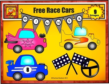Free Race Car Clip art from Charlotte's Clips