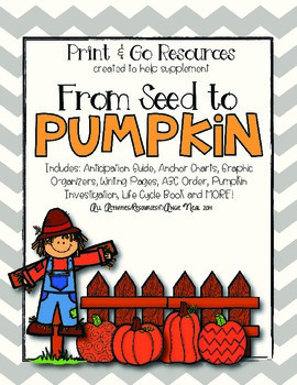From Seed to Pumpkin Print and Go Resources