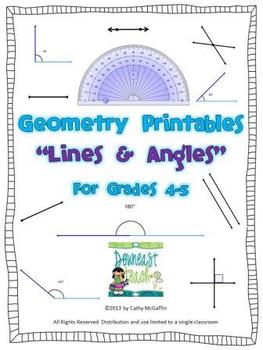 Geometry Printables: Lines and Angles