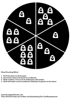 Ghost Counting Wheel (Number 1-6)