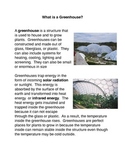 Greenhouse Common Core Reading and Writing Activities