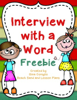 Interview with a Word Freebie