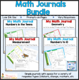 K-1 Math Journals Designed for the Common Core Prompts On 