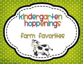 Kindergarten Hoppenings {Farm Blog Favorites}