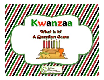 Kwanzaa- A Question Game Freebie
