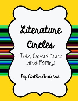 Literature Circles Bundle