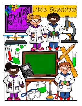 Little Scientists {Creative Clips Digital Clipart}