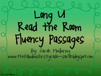 Long U Read the Room Fluency Passages