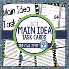 Main Idea Task Cards - Non fiction text