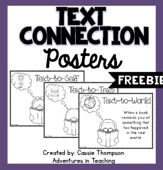 Text Connections Posters FREEBIE