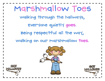 Marshmallow Toes poetry activity {FREE}