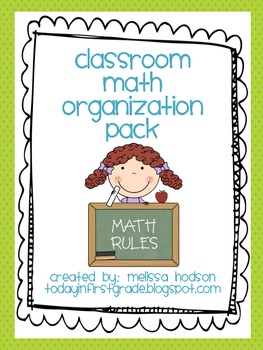 Math Organization Pack