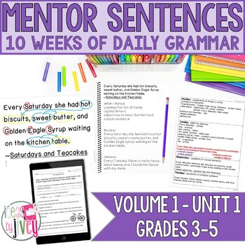 Mentor Sentences Unit: First Ten Weeks