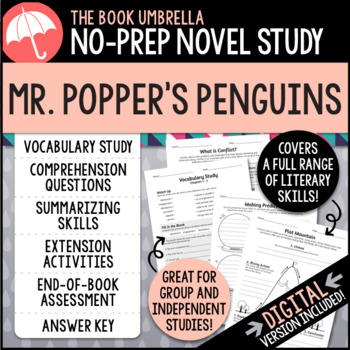 Mr. Popper's Penguins by Richard and Florence Atwater Novel Study