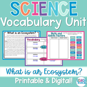 Non-Fiction Science Readers: What is an Ecosystem?
