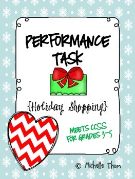 Performance Task {Holiday Shopping}
