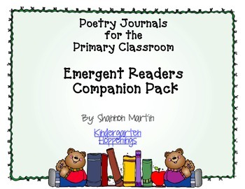 Poetry Journals for the Primary Classroom: Emergent Reader