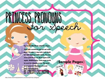Princess Pronouns Mini Book
